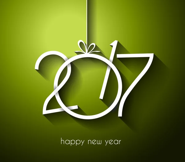 2017 Happy New Year Background — Stock Vector