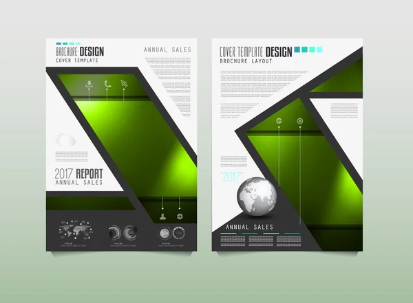 Brochure template, Flyer Design — Stockvector