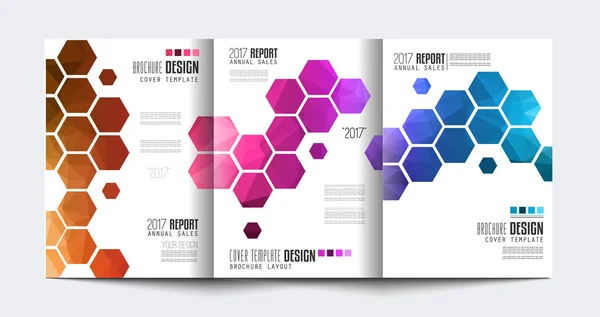 Brochure Trifolded  template, Flyer Design — Stockvector