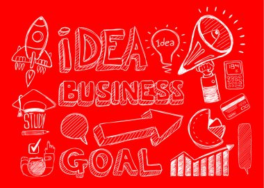 Beyin fırtınası için Infographic düzen