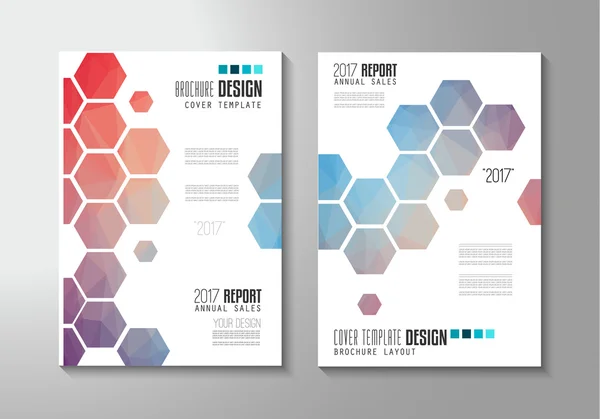 Modèle de brochure, Conception de dépliants — Image vectorielle