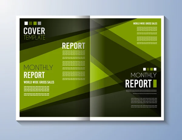 Brožura šablona, Flyer Design — Stockový vektor