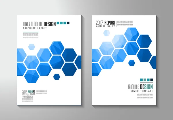 Modello di brochure, Flyer Design — Vettoriale Stock