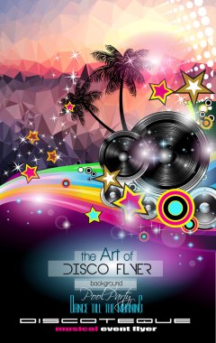 Club disko Flyer şablonu 