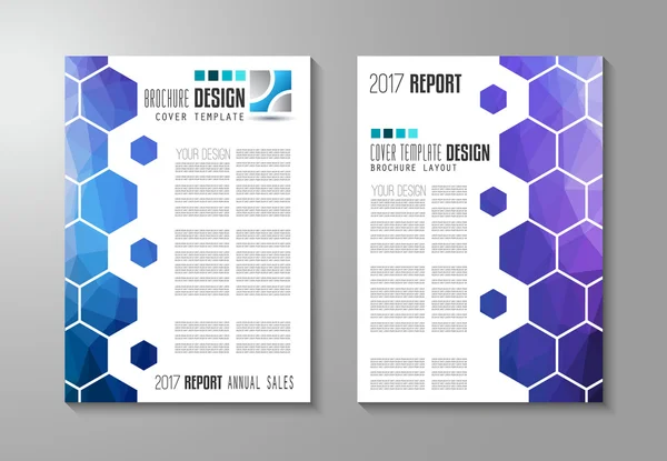 Broschürenvorlage, Flyer-Design — Stockvektor