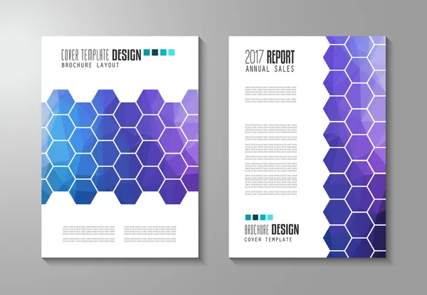 Modelo de folheto, Design de folheto —  Vetores de Stock