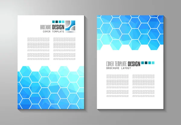 Modello di Brochure, Flyer Design o Depliant Cover per aziende — Vettoriale Stock