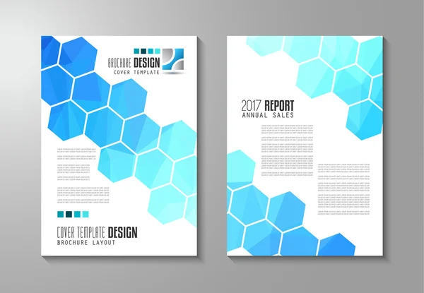 Modello di Brochure, Flyer Design o Depliant Cover per aziende — Vettoriale Stock