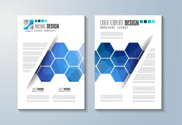 Modelo de folheto, Design de folheto —  Vetores de Stock