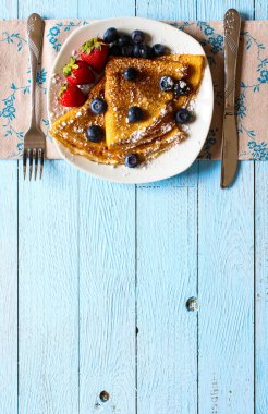 Lezzetli Krep Kahvaltı