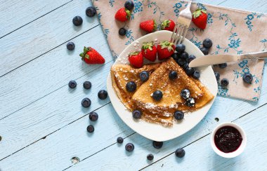 Lezzetli Krep Kahvaltı