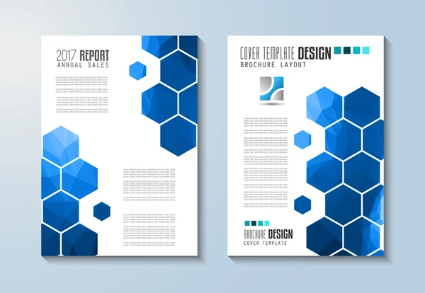 Брошура шаблон Flyer дизайн — стоковий вектор