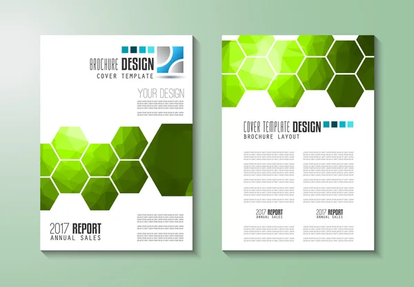 Modelo de folheto, Design de folheto —  Vetores de Stock