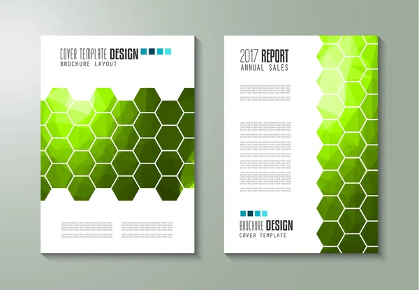 Брошура шаблон Flyer дизайн — стоковий вектор