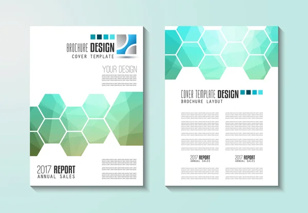 Modèle de brochure, couverture — Image vectorielle