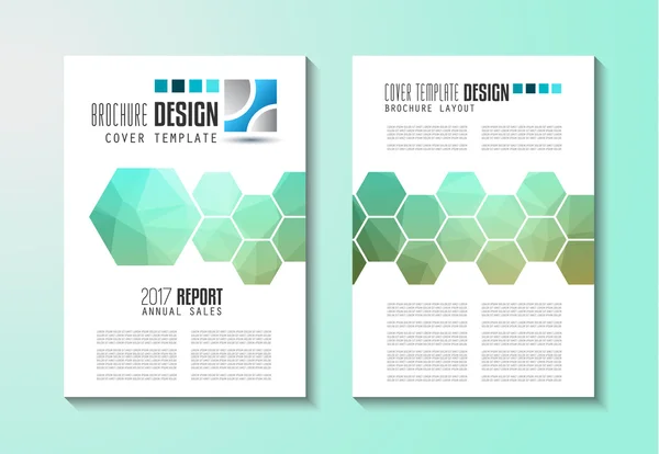 Modèle de brochure, couverture — Image vectorielle