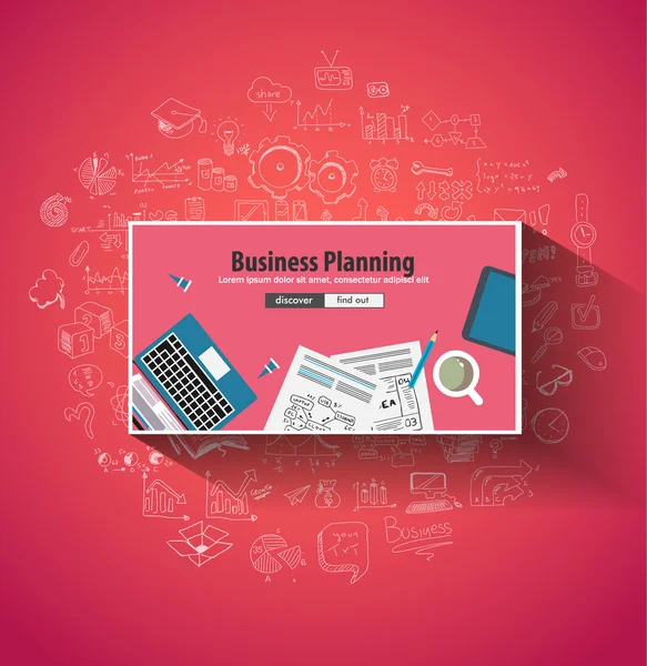 Business Planning concept — Stock Vector