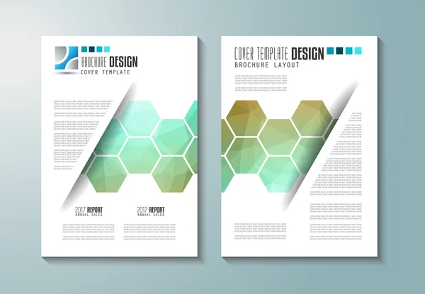 Modelo de folheto, Design de folhetos —  Vetores de Stock