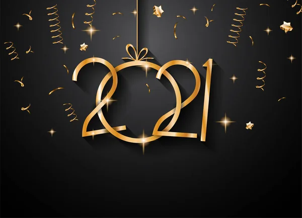 2021 Счастливый Новый Год Фон Ваших Морских Флаеров Поздравительных Открыток — стоковое фото