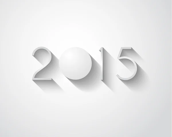 Originale 2015 felice anno nuovo sfondo moderno — Vettoriale Stock