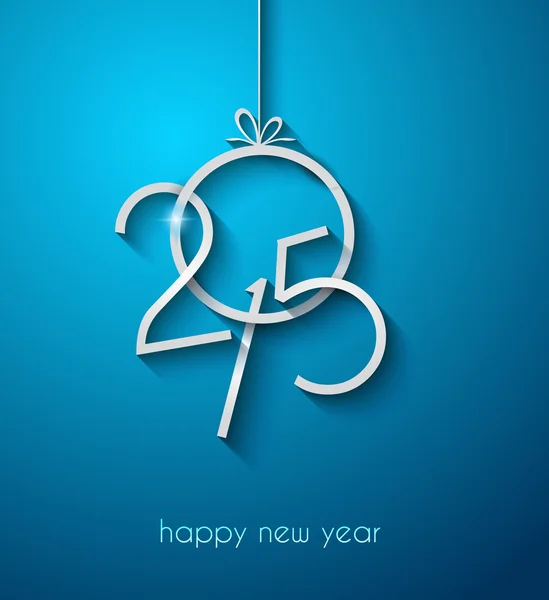 Original 2015 happy new year — Stock Vector