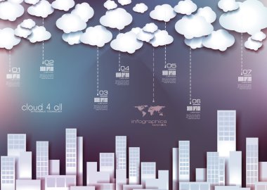Infographic iş veri sunumu için