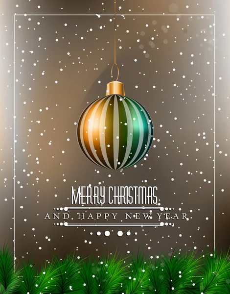 Christmas background template — Stock Vector