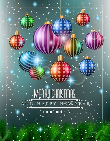 Christmas original modern background — Stock Vector