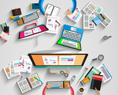 Takım çalışması ve beyin fırtınası için ideal çalışma alanı