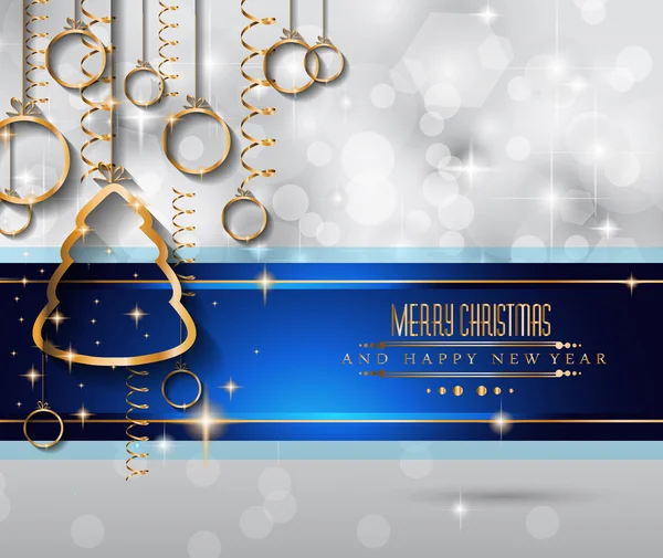 2015 nyår och jul bakgrund — Stock vektor