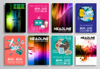 El ilanı tasarımı, Web şablonları kümesi