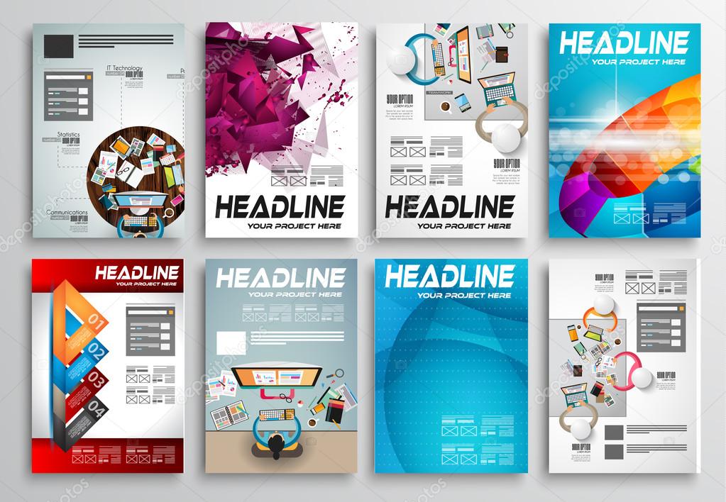 Set of Flyer Design, Web Templates