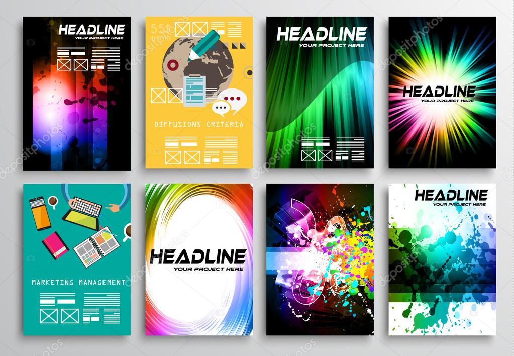 Set of Flyer Design, Web Templates