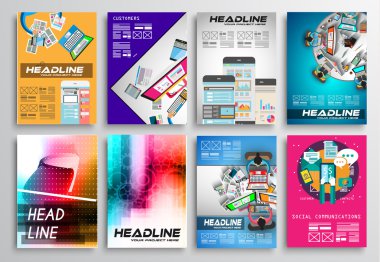 El ilanı tasarımı, Web şablonları kümesi