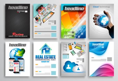 El ilanı tasarımı, Web şablonları kümesi