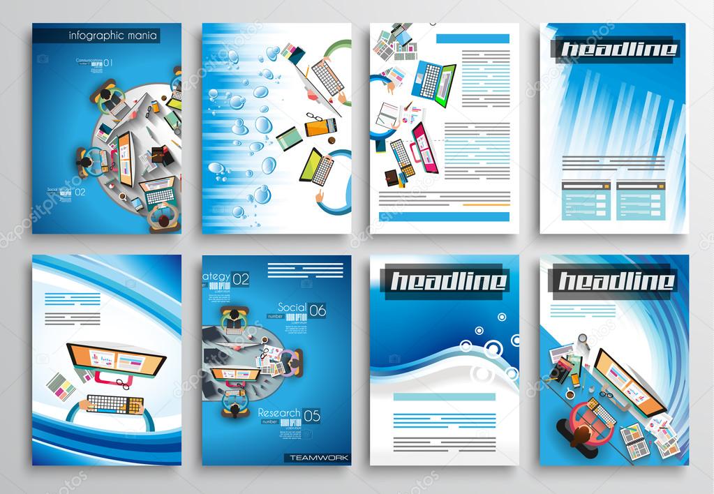 Set of Flyer Design, Web Templates