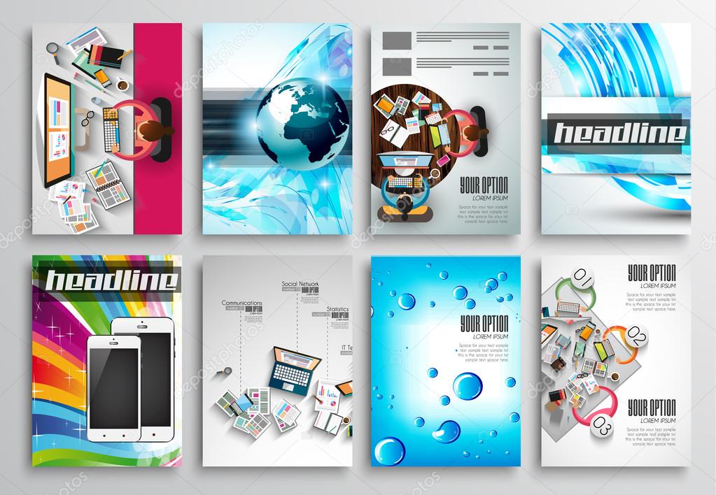Set of Flyer Design Web Templates Stock Vector by ©DavidArts 60081949 Set of Flyer Design Web Templates Stock Vector by ©DavidArts 60081949