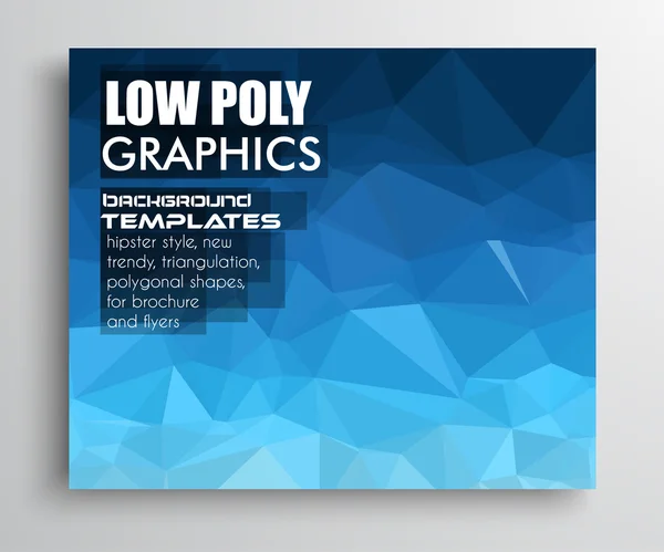 Low Poly dreieckigen Hintergrund — Stockvektor