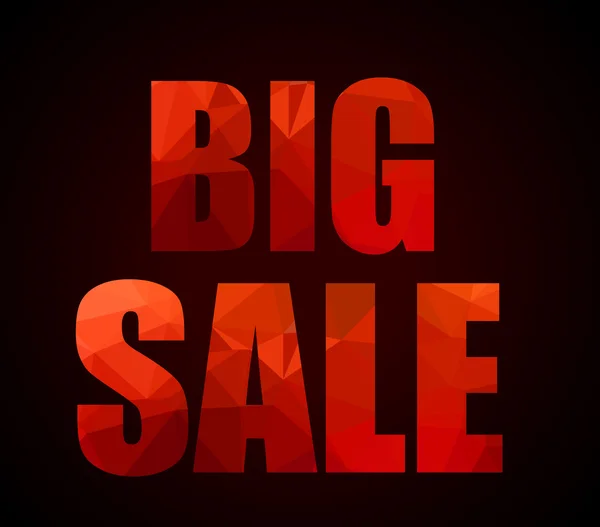 Big Sale slogan promotionnel — Image vectorielle