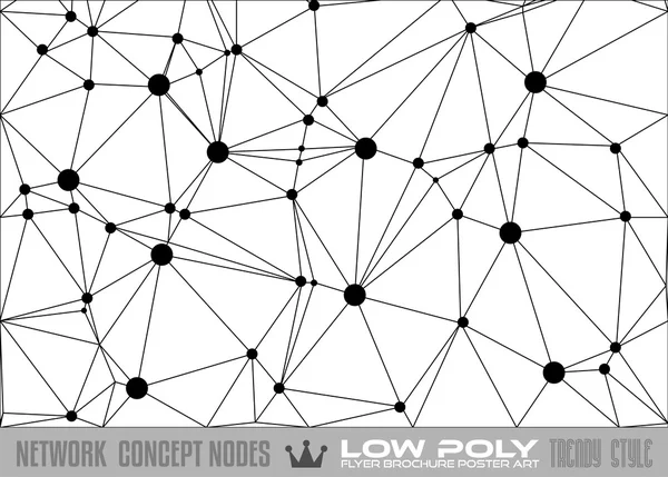 Estructura molecular con celdas circulares estilizadas — Vector de stock