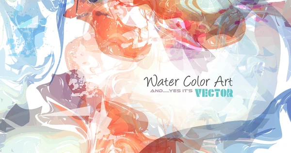 Watercolor Background for poster — Stock Vector