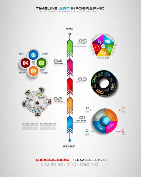 Designelementen voor brochures — Stockvector