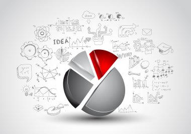 Beyin fırtınası fikir konsepti düzeni