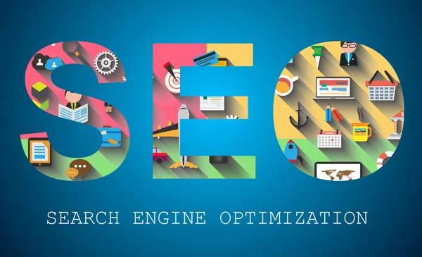 Search engine optimization concept — Stock Vector