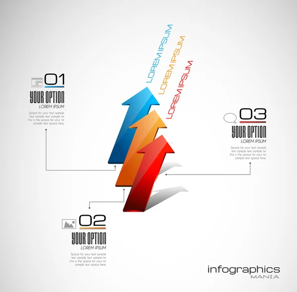 Trabalho em equipe infográfico e brainstorming — Vetor de Stock