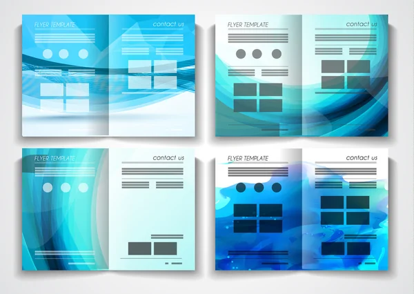 Tri fold Broschüre Template Design — Stockvektor