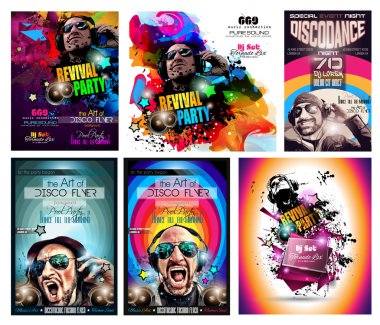 Club disko el ilanı Set Dj şekli ile