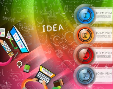 Düzen şablonu 4 seçenekleri ile