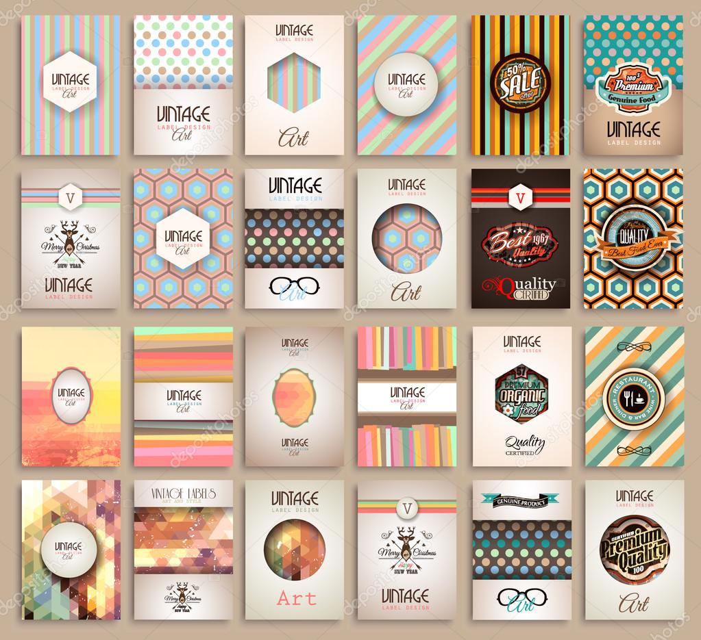 Vintage Styles brochure templates