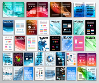 Dizi el ilanları, arka plan, infographics